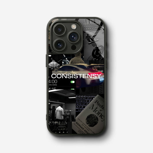 Stay Consistent Glass Case - iPhone