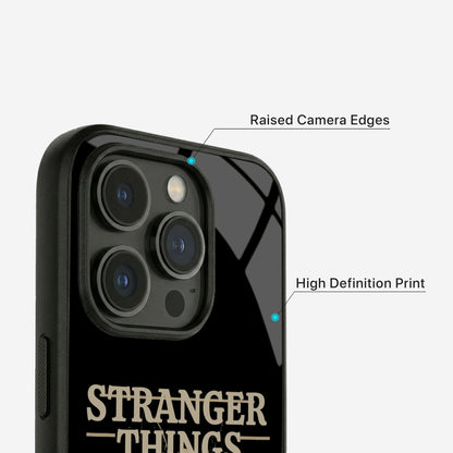 Stranger Things Glass Case - iPhone