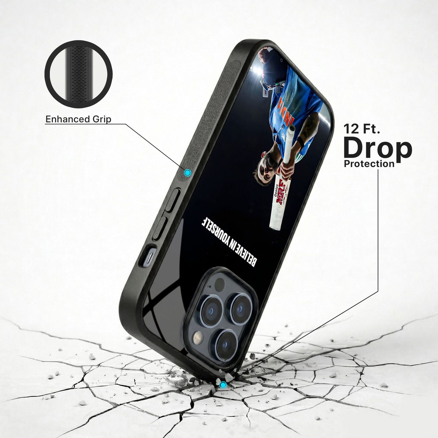 Strong Belief Glass Case - iPhone