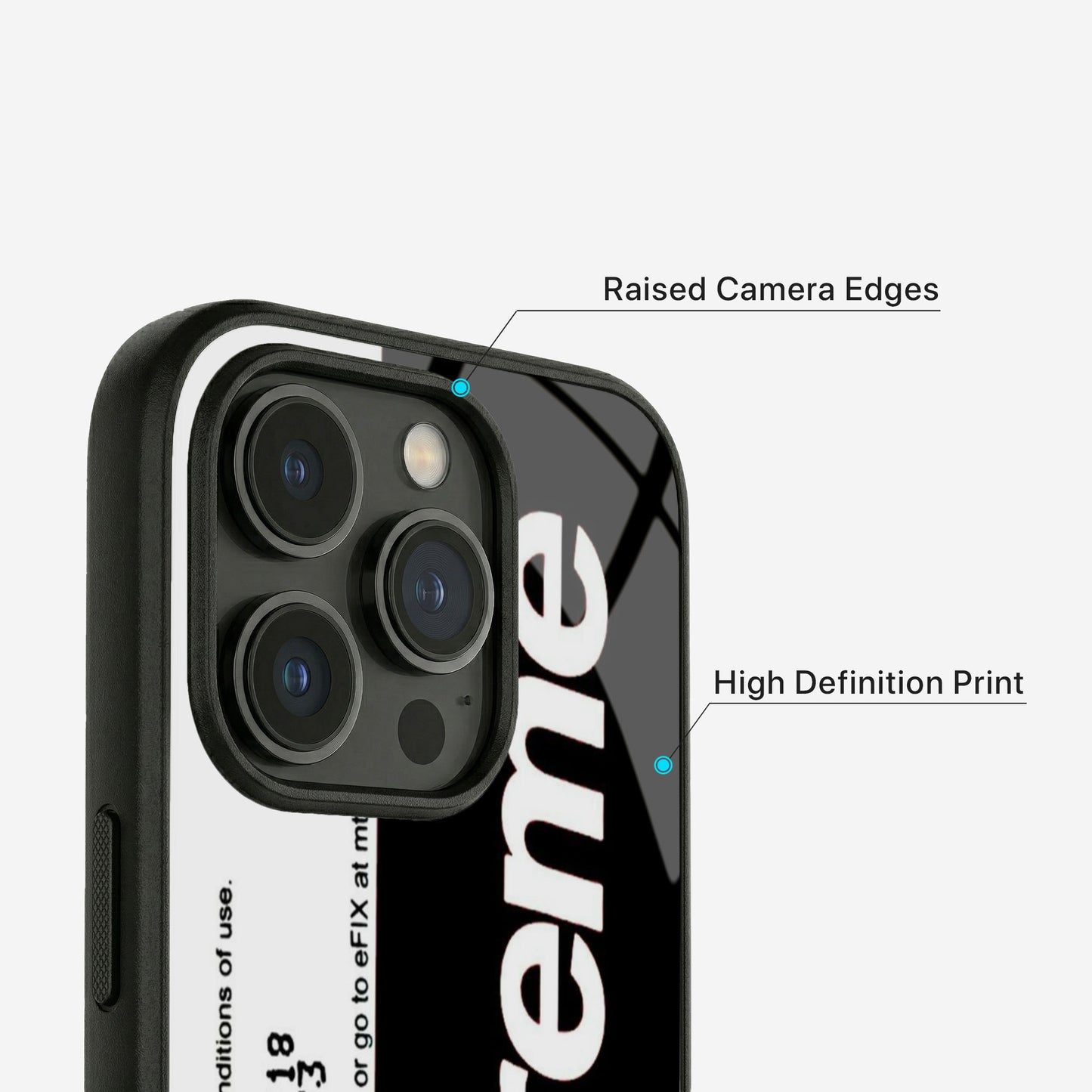 Supreme Card Glass Case - iPhone