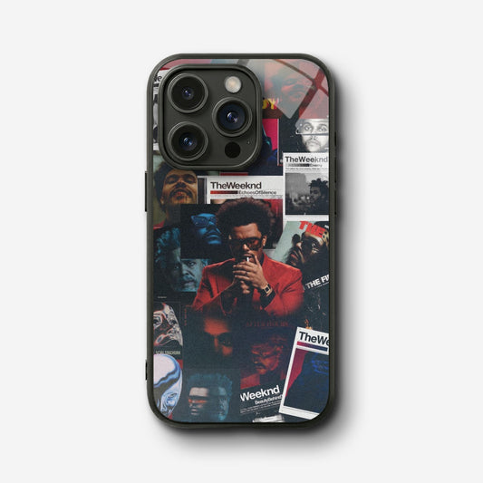 TheWeeknd Artwork Glass Case - iPhone