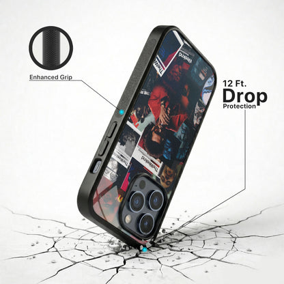 TheWeeknd Artwork Glass Case - iPhone