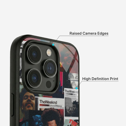 TheWeeknd Artwork Glass Case - iPhone