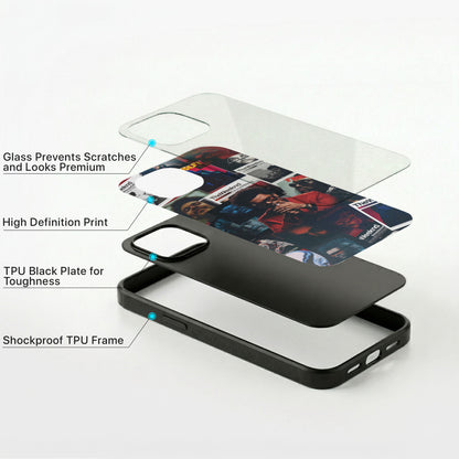 TheWeeknd Artwork Glass Case - iPhone