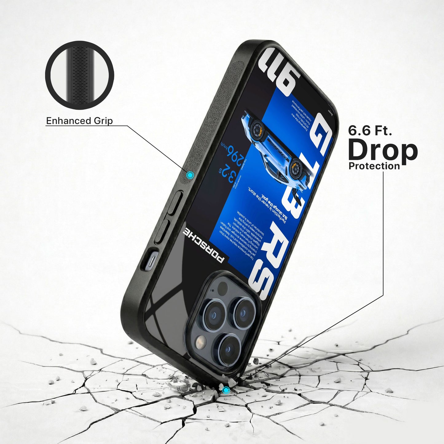 Turbo Edition Glass Case - iPhone