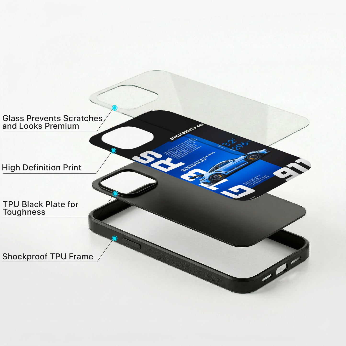 Turbo Edition Glass Case - iPhone