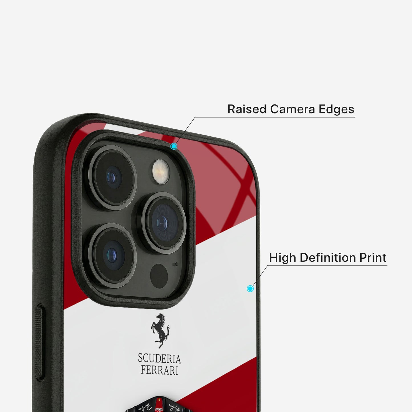 Velocity Red Glass Case - iPhone