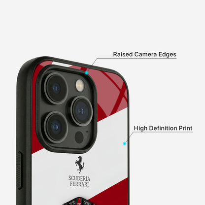 Velocity Red Glass Case - iPhone