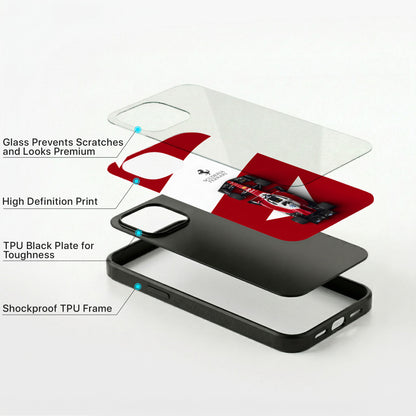 Velocity Red Glass Case - iPhone