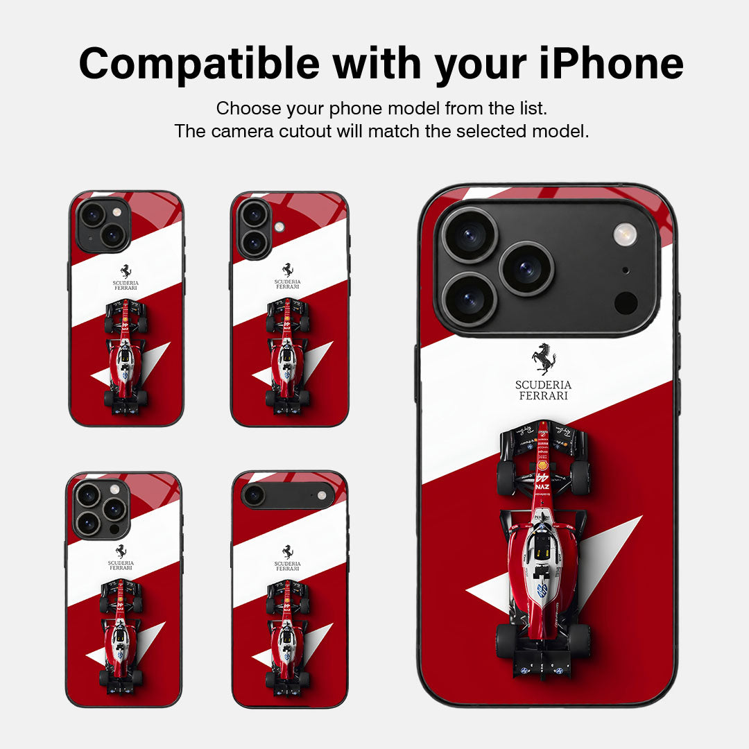 Velocity Red Glass Case - iPhone
