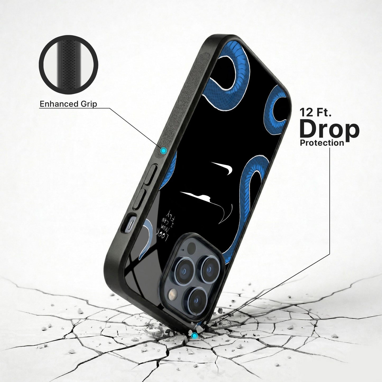 Venom Art Glass Case - iPhone