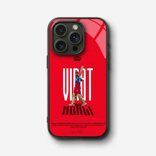 Virat Legacy Glass Case - iPhone