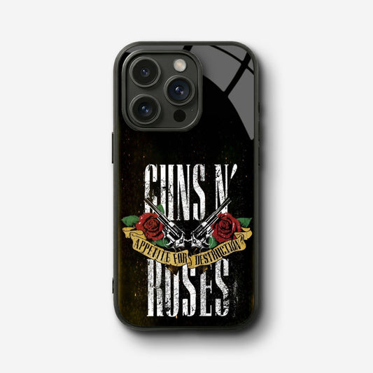 Wild Rose Glass Case - iPhone