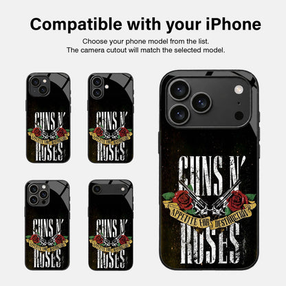 Wild Rose Glass Case - iPhone