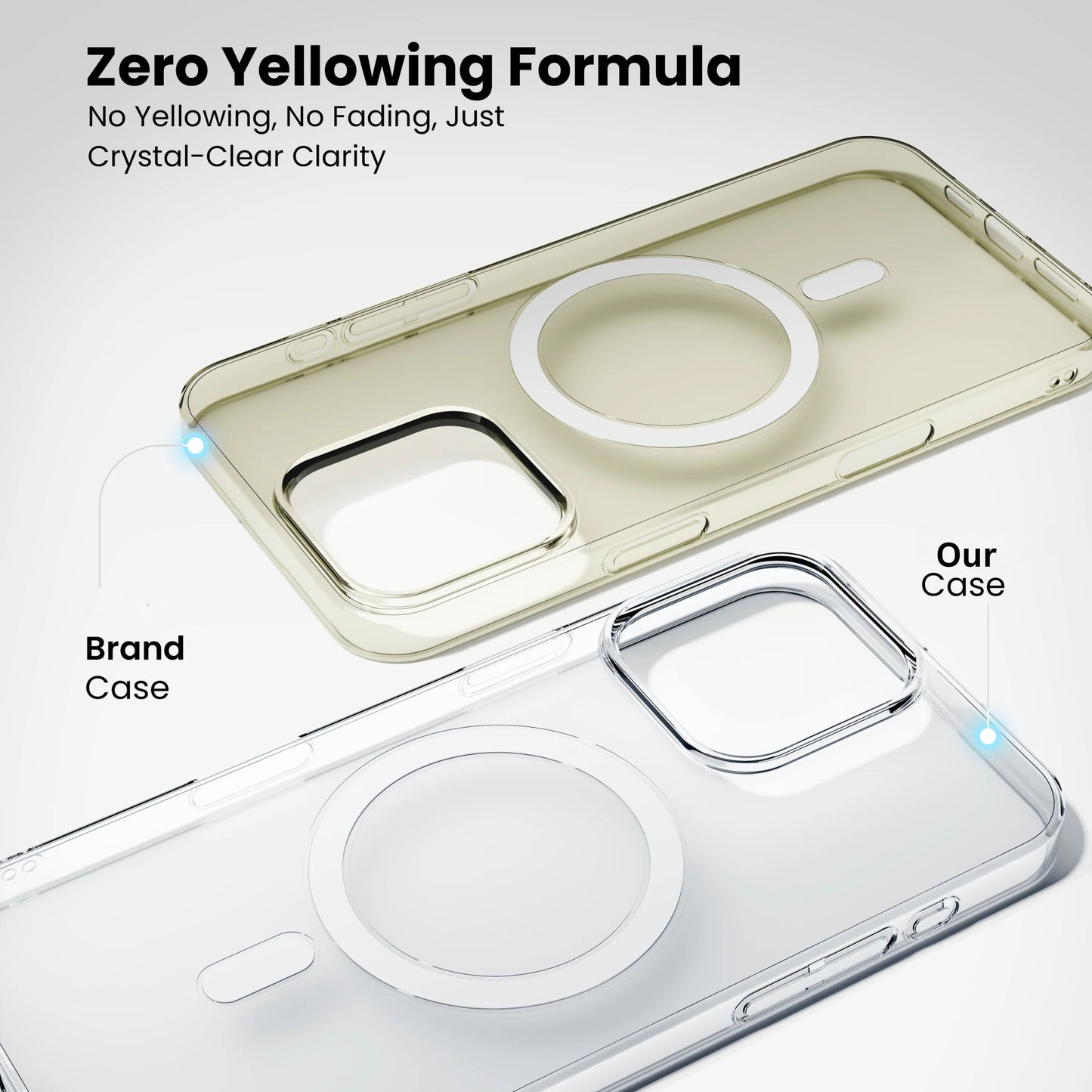 Anti Yellow Magsafe Clear Case - iPhone