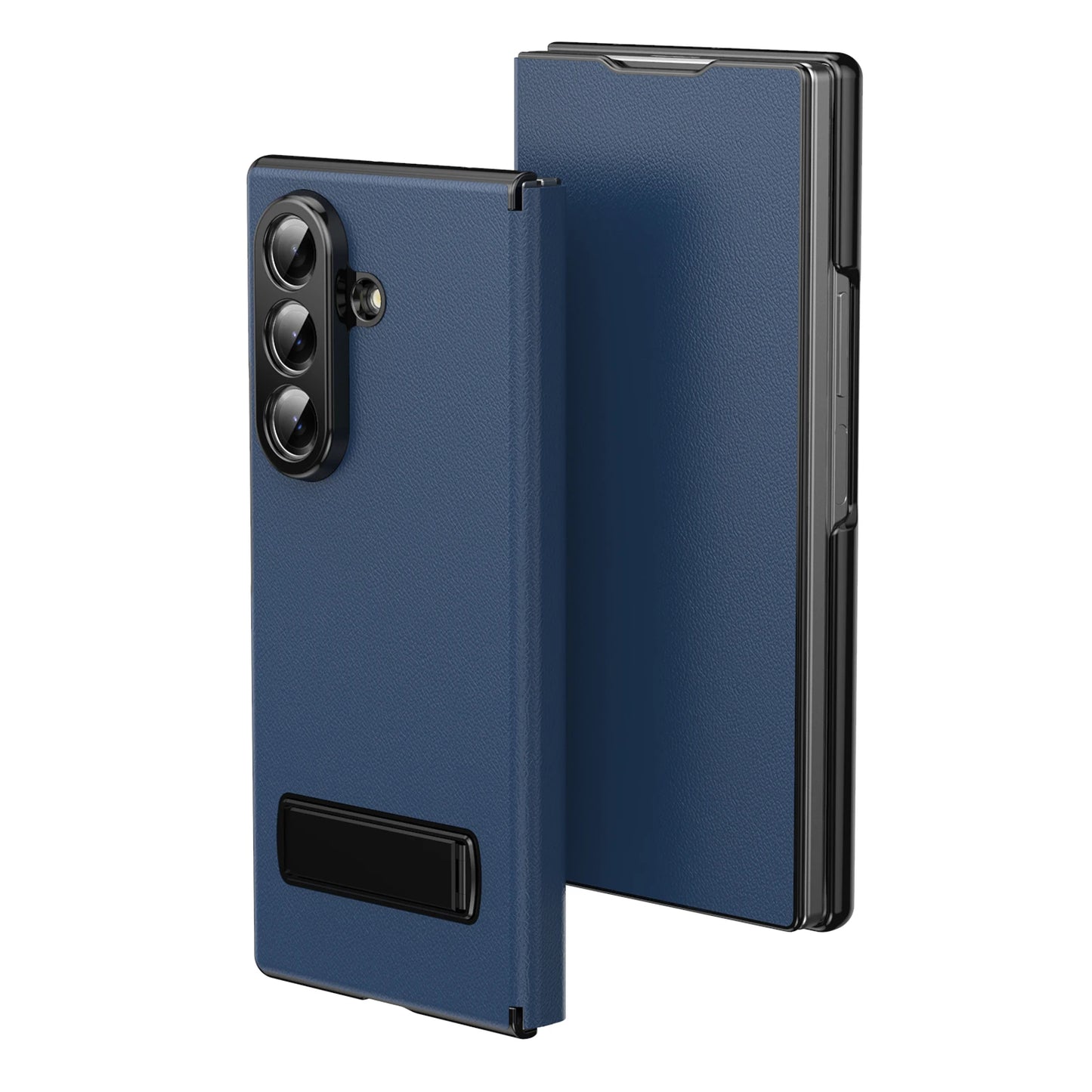 Galaxy Z Fold Leather Case with Built-in Kickstand