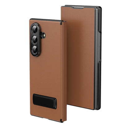 Galaxy Z Fold Leather Case with Built-in Kickstand