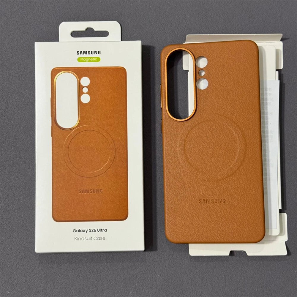 Galaxy S26 Ultra Kindsuit Leather Case with MagSafe