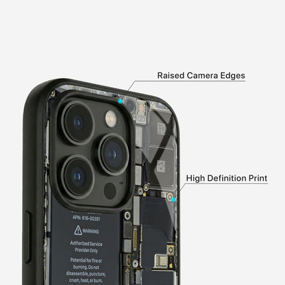 Circuit Board Glass Case - iPhone