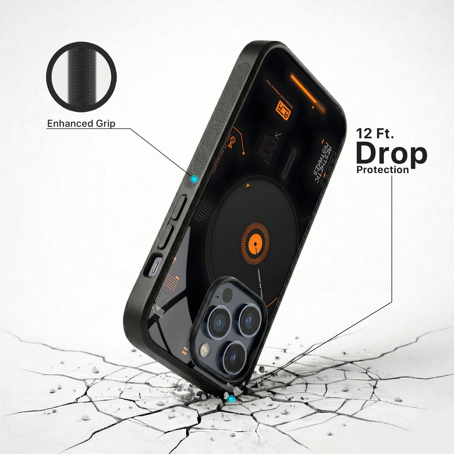 Cyberpunk Glass Case - iPhone