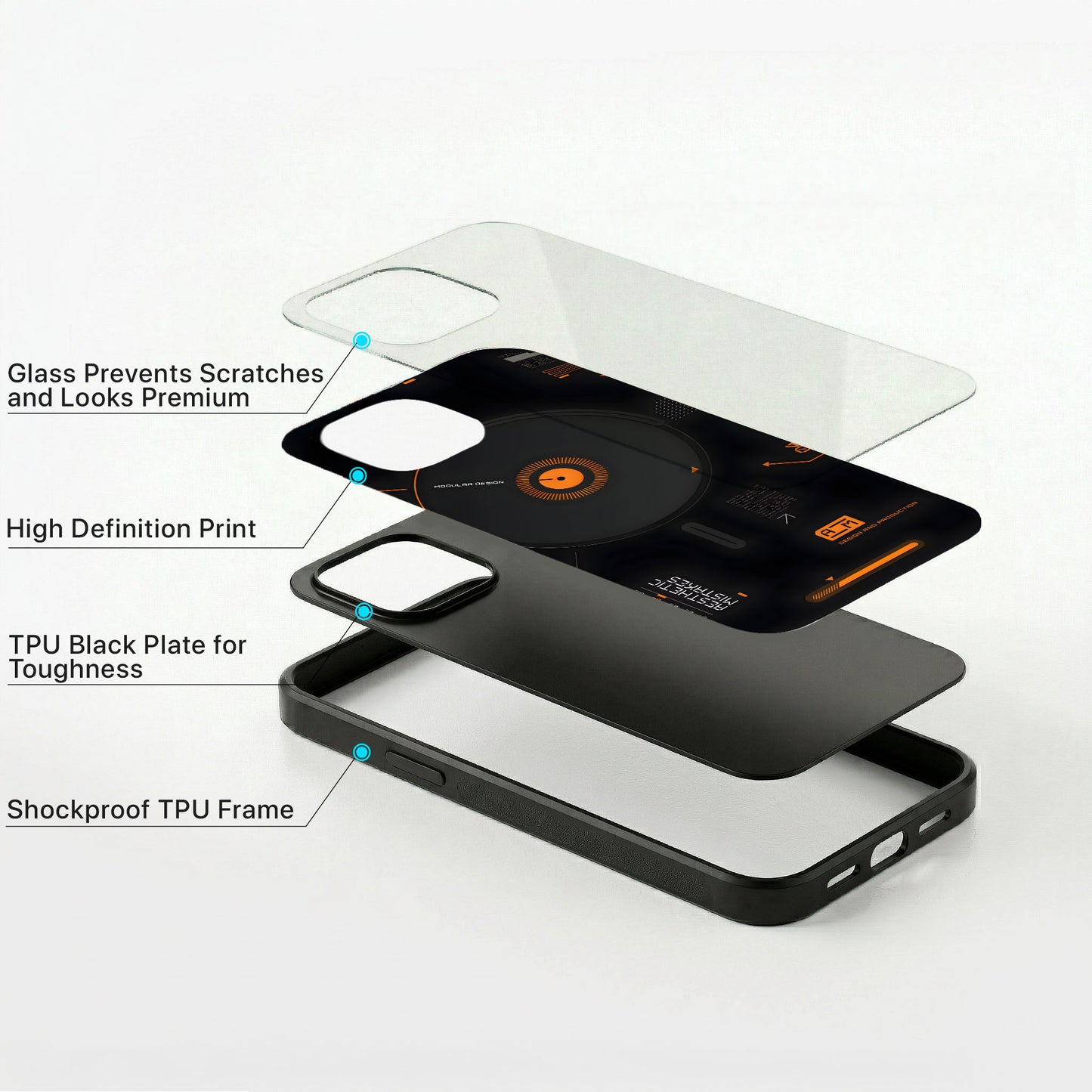 Cyberpunk Glass Case - iPhone