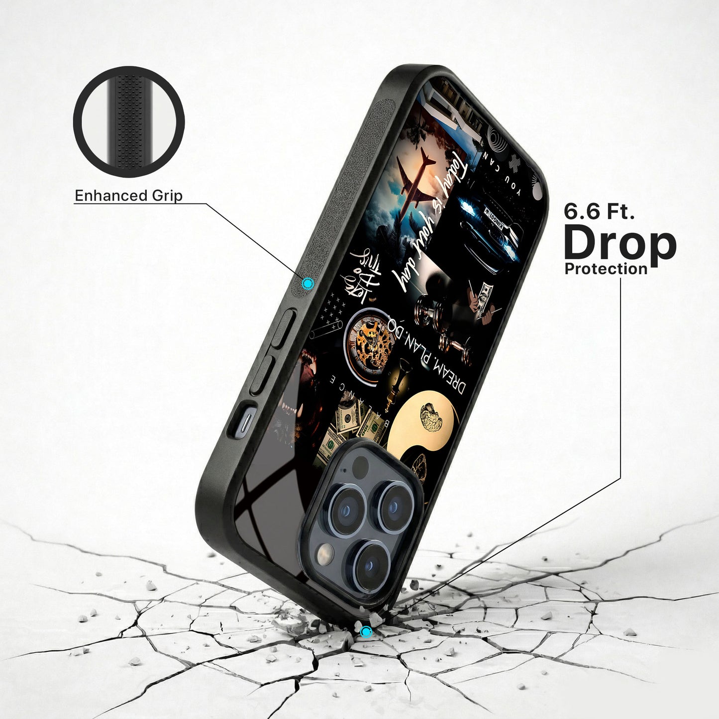 Dream Journey Glass Case - iPhone