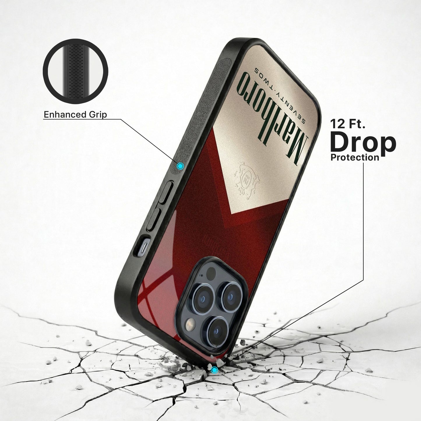 Retro Pack Glass Case - iPhone