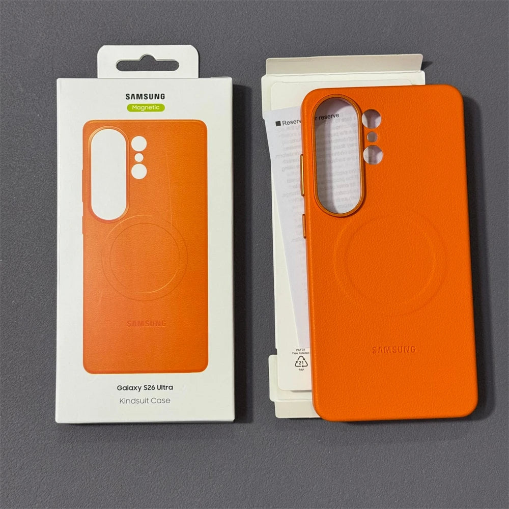 Galaxy S26 Ultra Kindsuit Leather Case with MagSafe