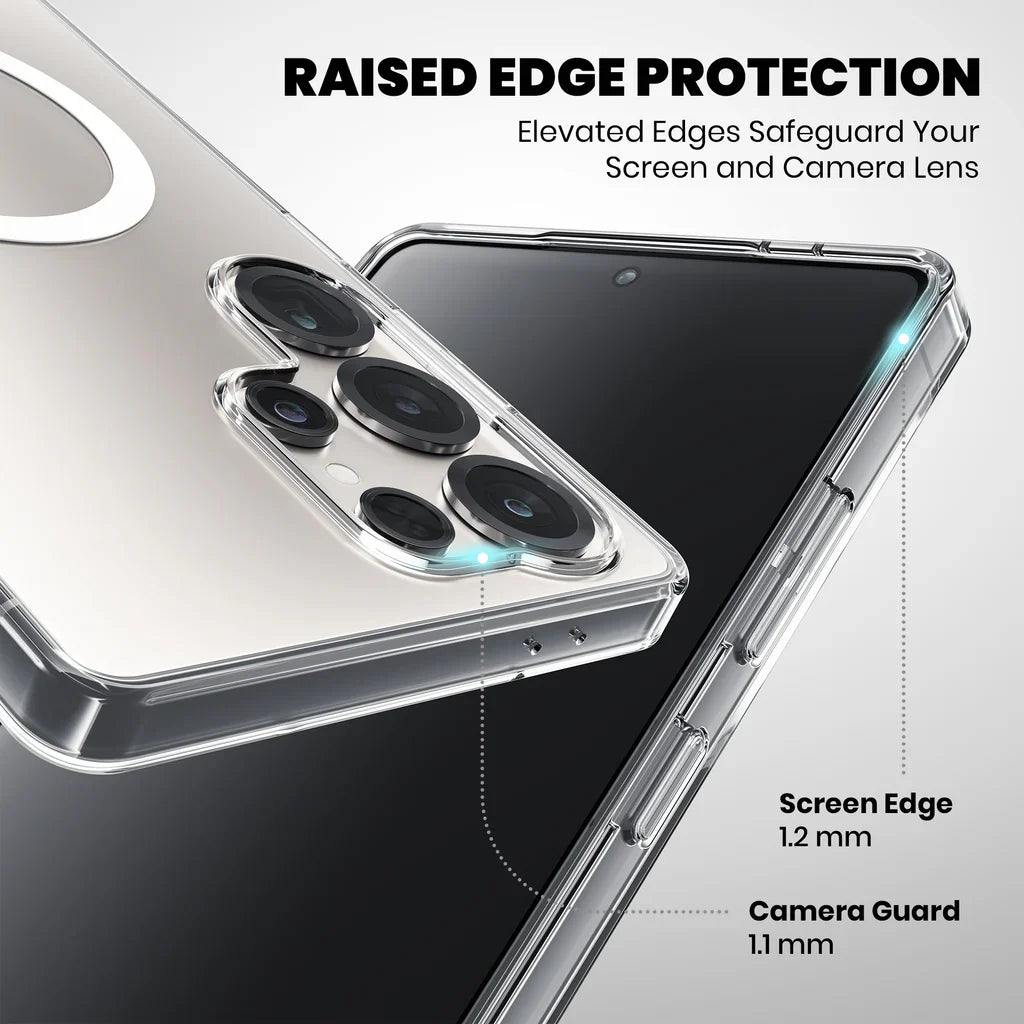 Anti Yellow Magsafe Clear Case - Samsung