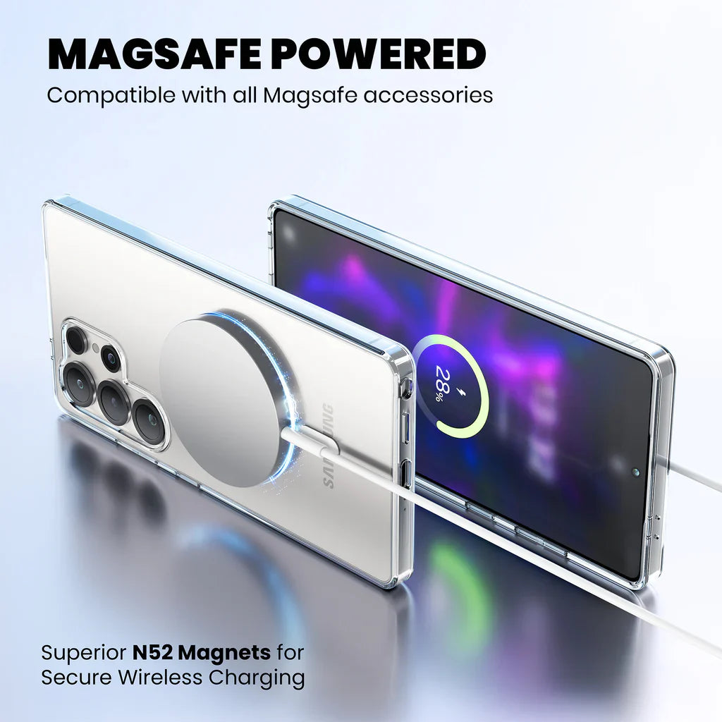 Anti Yellow Magsafe Clear Case - Samsung