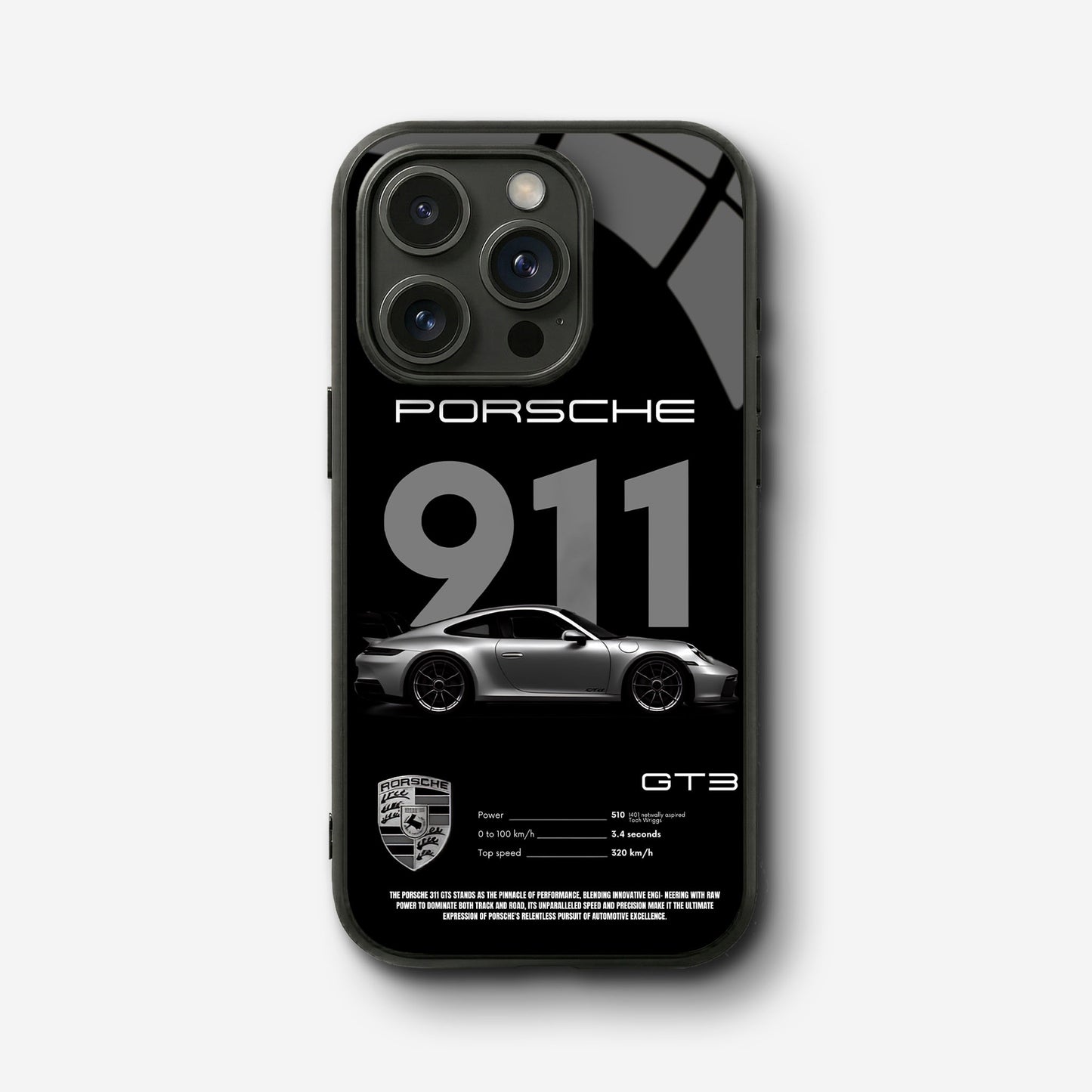 Porsche 911 Glass Case - iPhone