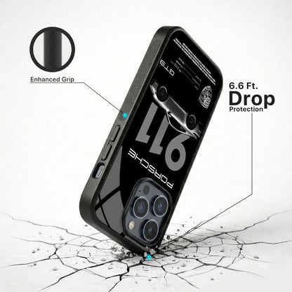 Porsche 911 Glass Case - iPhone