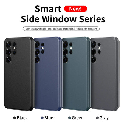 Smart View Window Flip Leather Case - Galaxy S Series