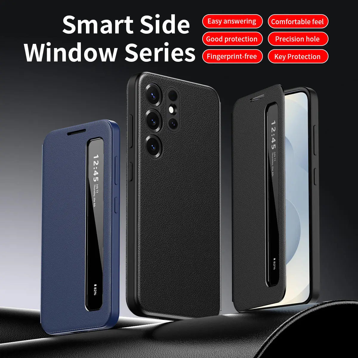 Smart View Window Flip Leather Case - Galaxy S Series
