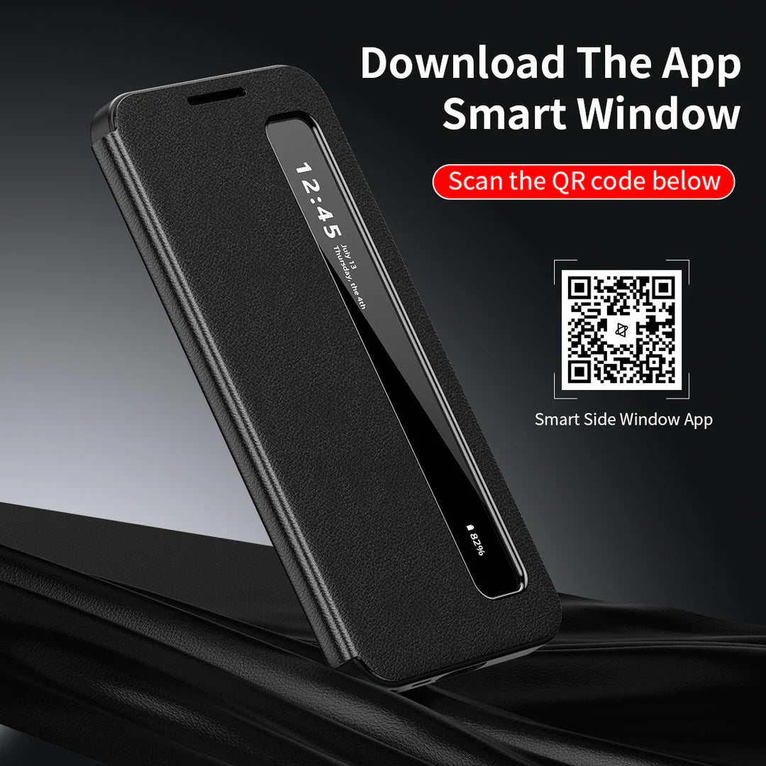 Smart View Window Flip Leather Case - Galaxy S Series